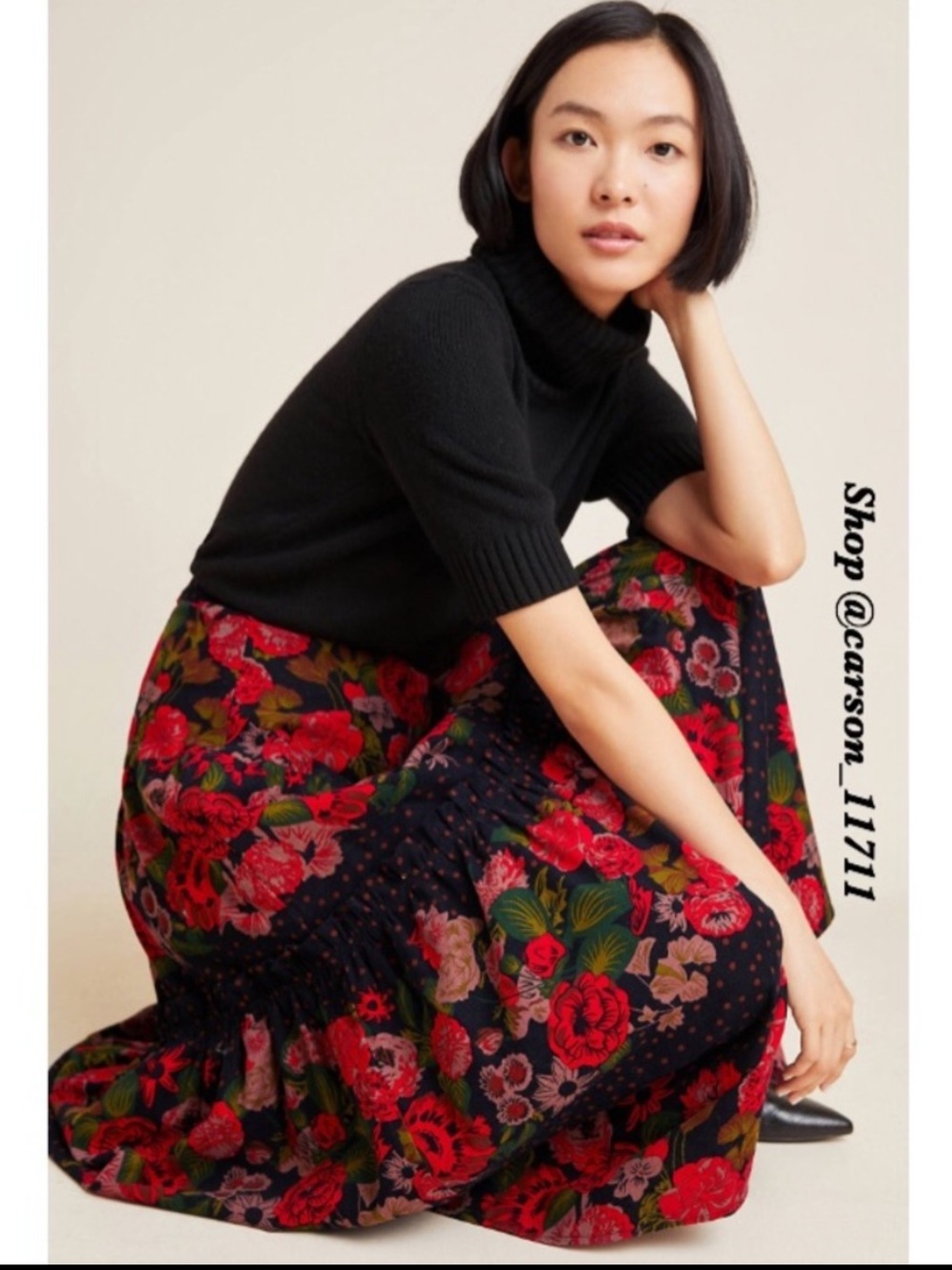 NWT Anthropologie Danette Corduroy Maxi Skirt 2